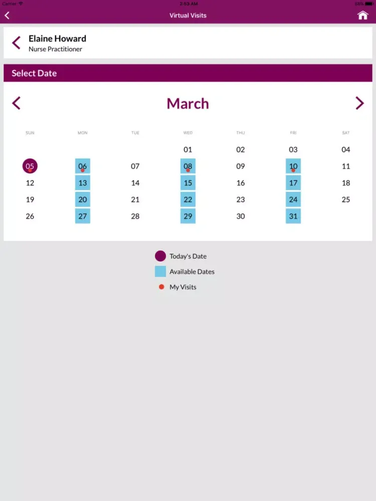 PATH Virtual Visits iPad  Ekran Görüntüleri