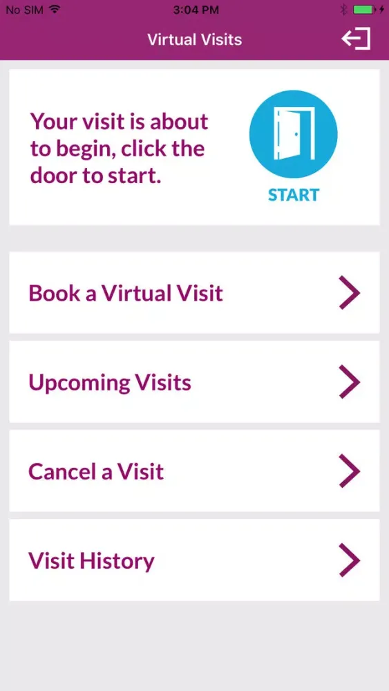 PATH Virtual Visits Ekran Görüntüleri