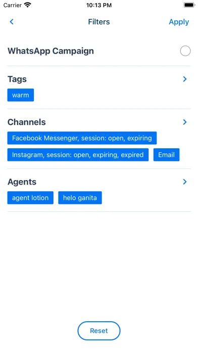 Tangkapan skrin Qontak Chat