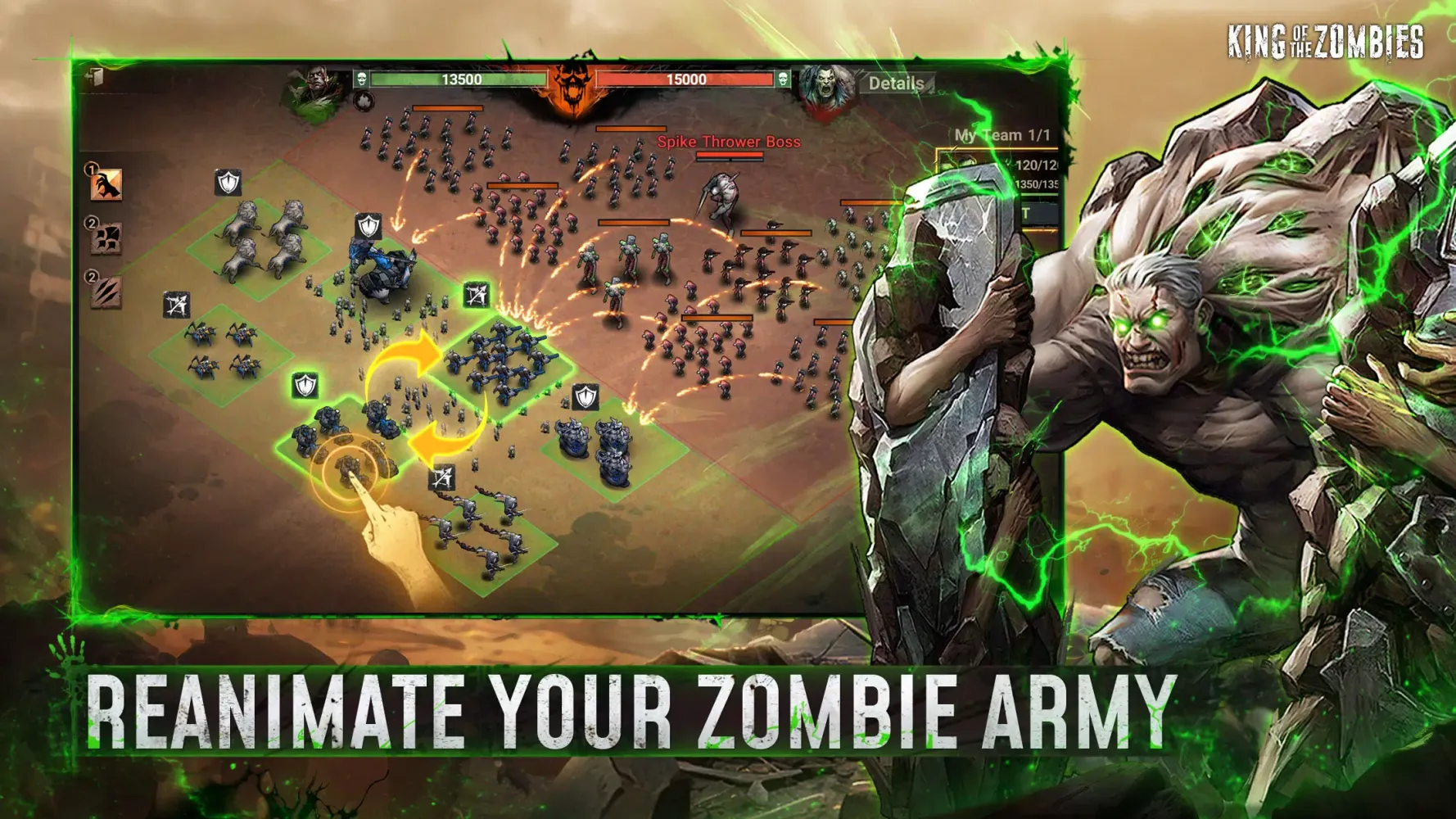 Ảnh chụp màn hình của King of the Zombies