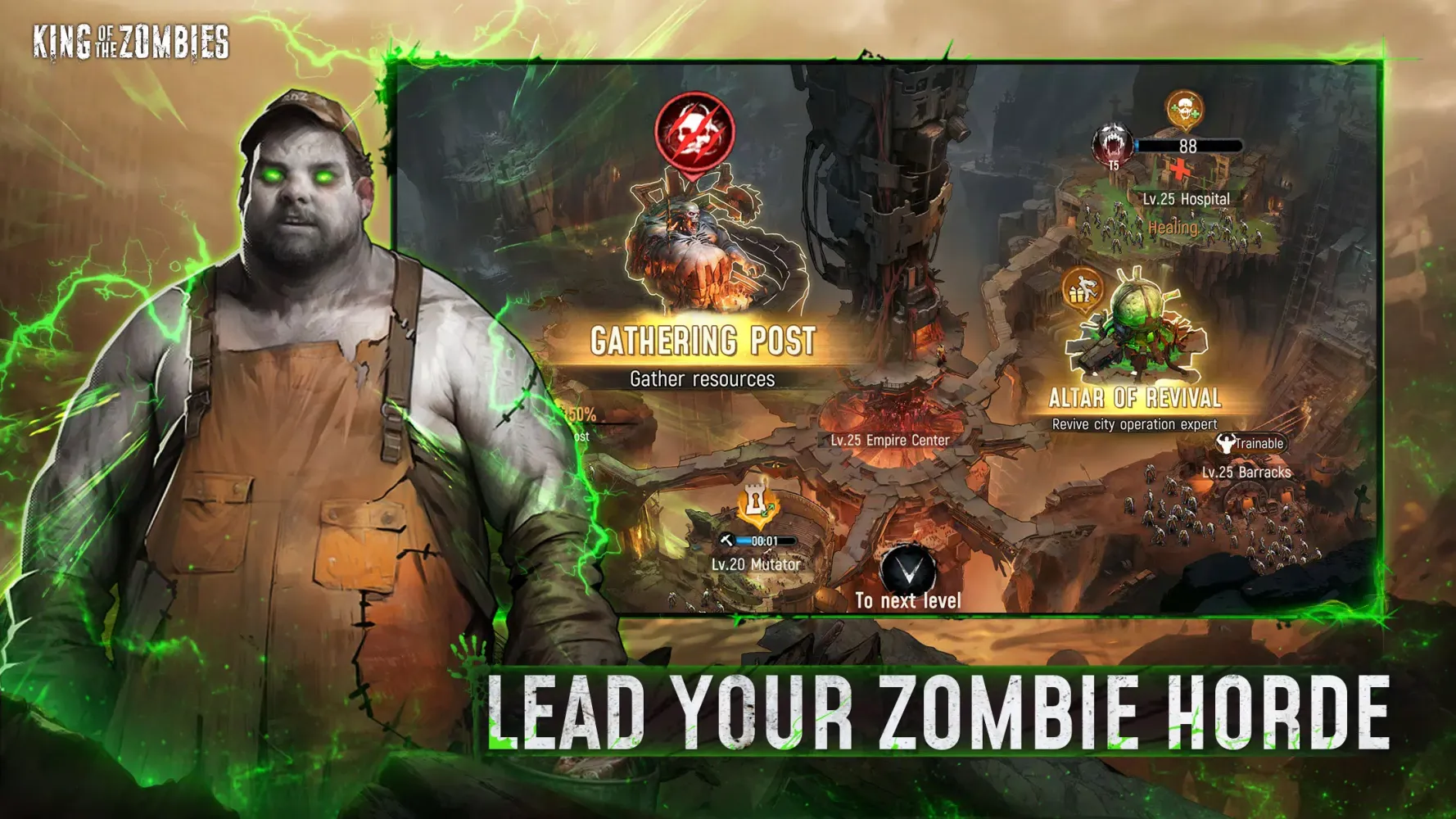 Ảnh chụp màn hình của King of the Zombies
