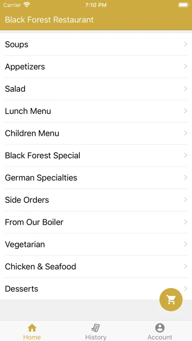 Black Forest Restaurant Screenshots