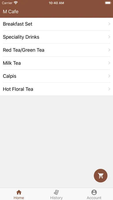 M Cafe应用截图