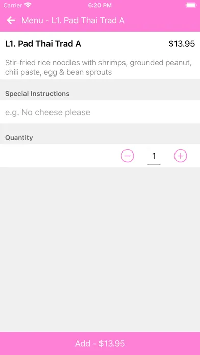 Thai House Restaurant应用截图