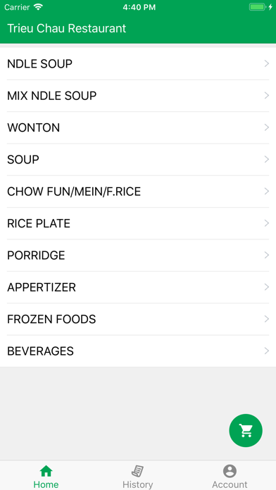 Trieu Chau Restaurant应用截图