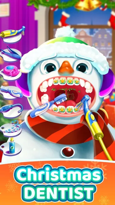 Tangkapan layar Christmas Dentist Salon Games