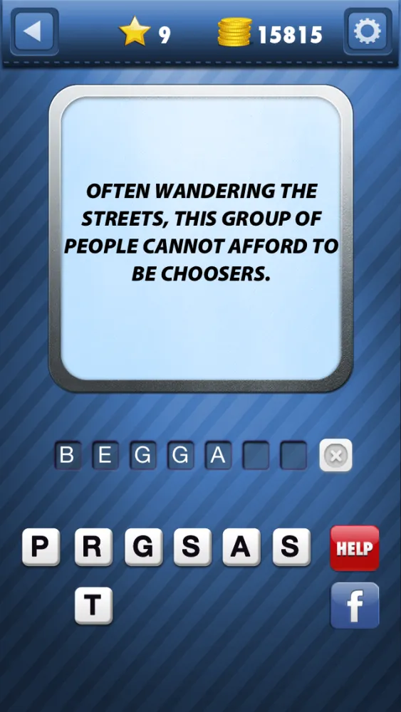 Tangkapan skrin Guess the Little Word Riddles Mania - a color quiz game to answer what's that pop icon riddle rebus puzzler