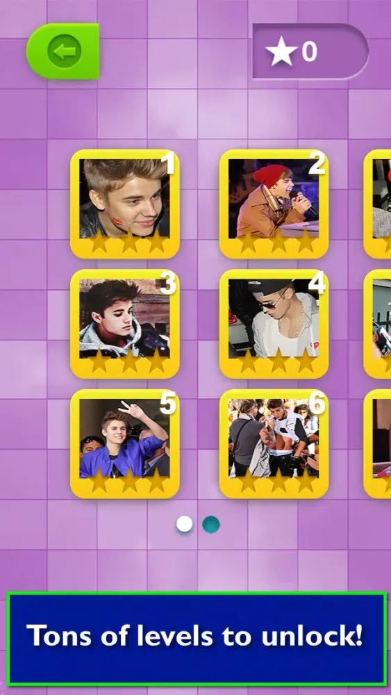 ภาพหน้าจอของ Puzzle Dash: Justin Bieber Edition - the Ultimate Fan Test & Quiz Game