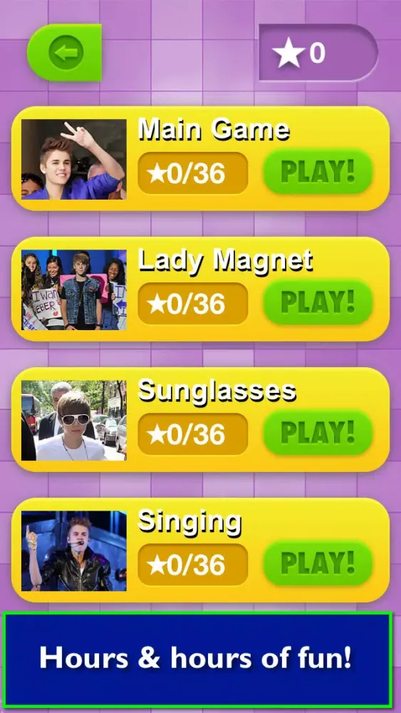 ภาพหน้าจอของ Puzzle Dash: Justin Bieber Edition - the Ultimate Fan Test & Quiz Game