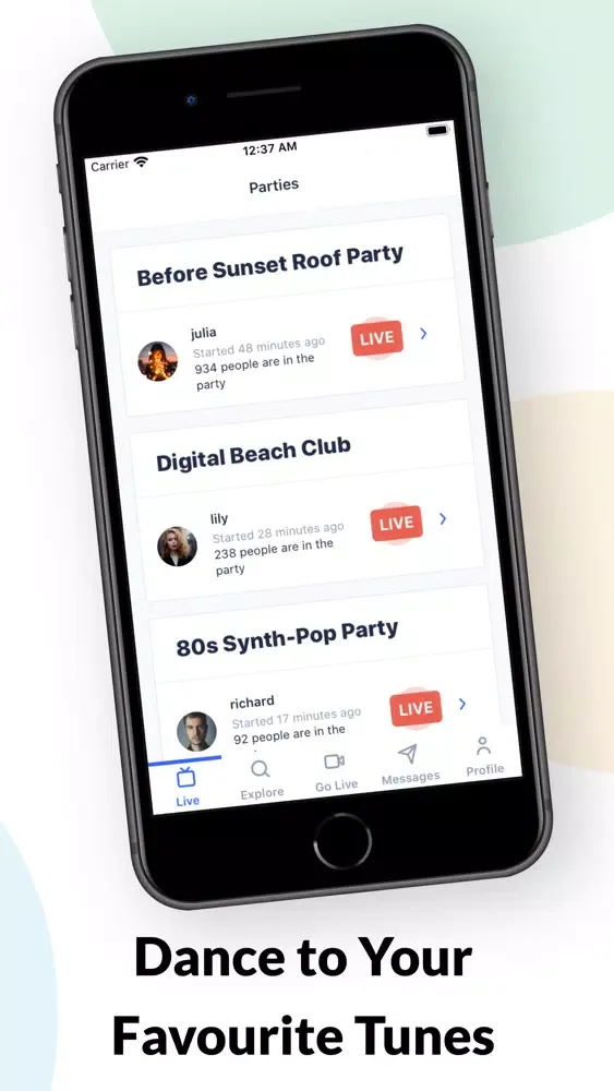 Ảnh chụp màn hình của DigitalParty - Rave Digitally