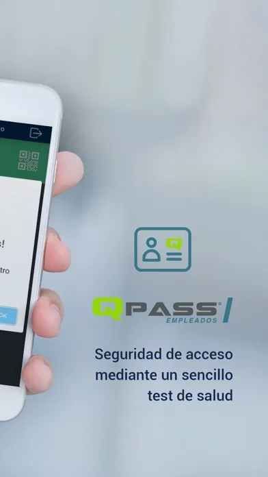 Capturas de tela do QPass Empleados