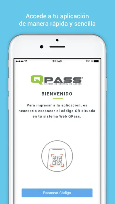Capturas de tela do QPass Empleados