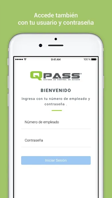 Capturas de tela do QPass Empleados