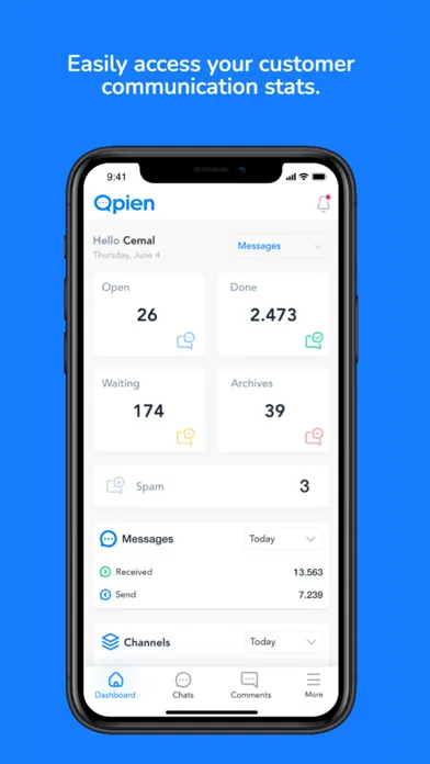 Qpien - Omni-Channel Helpdesk Screenshots