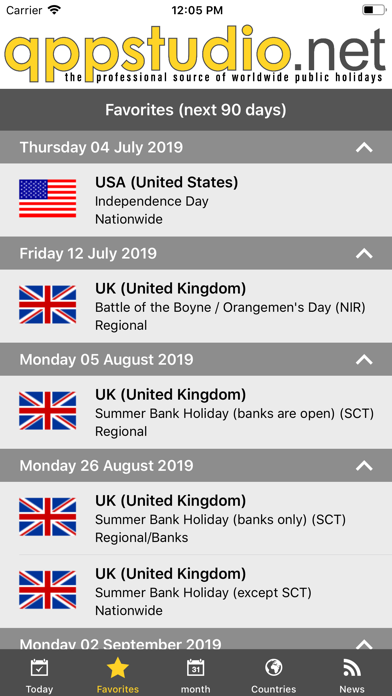 صور Q++ Worldwide Public Holidays