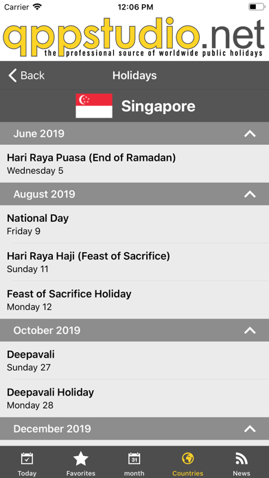 صور Q++ Worldwide Public Holidays