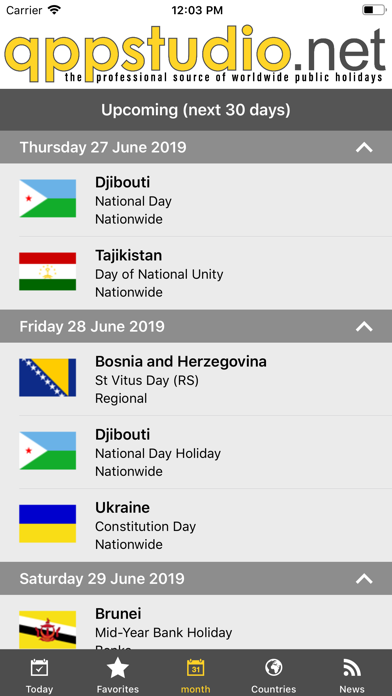 صور Q++ Worldwide Public Holidays