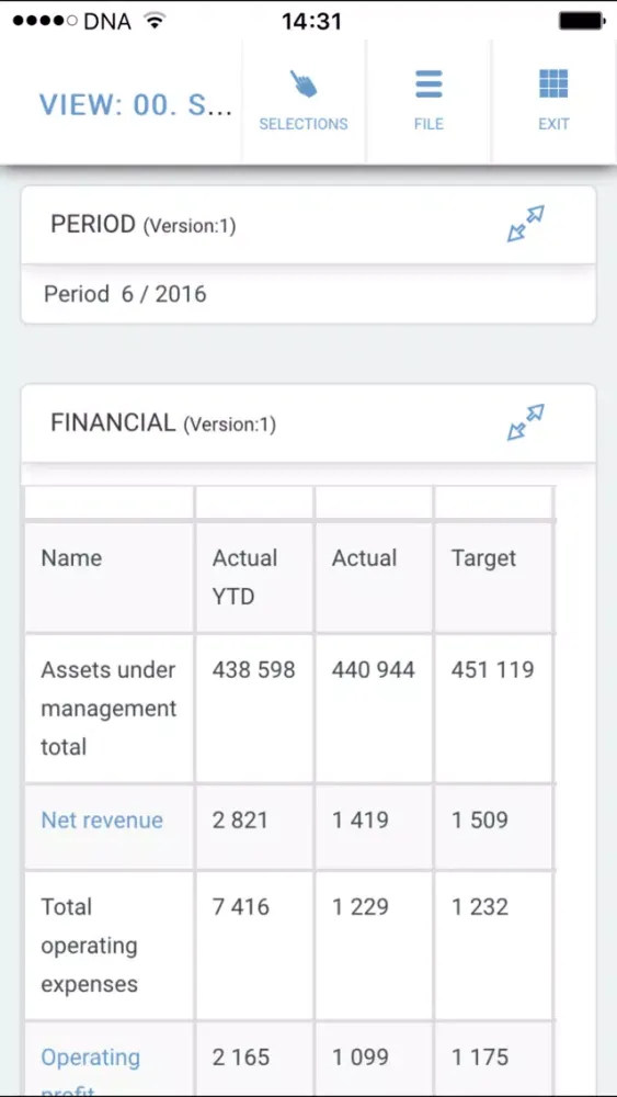 QPR UI سکرین شاٹس