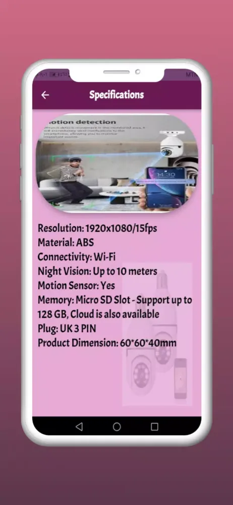 Zrzuty ekranu Wifi panorama camera guide