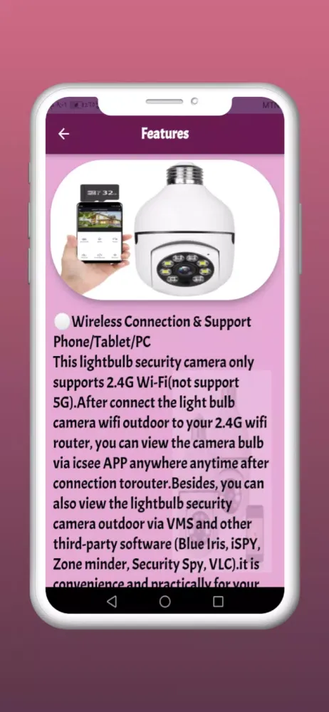 Zrzuty ekranu Wifi panorama camera guide
