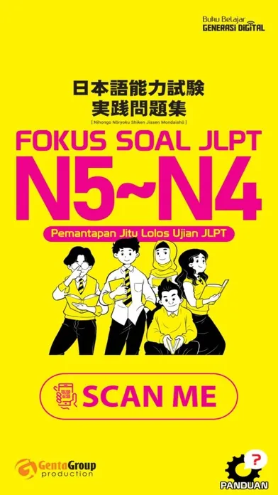 QRActive Fokus Soal JLPT Ekran Görüntüleri