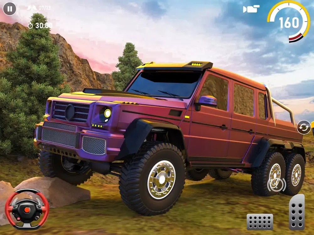 Off road Car Drive simulator iPad  Ekran Görüntüleri