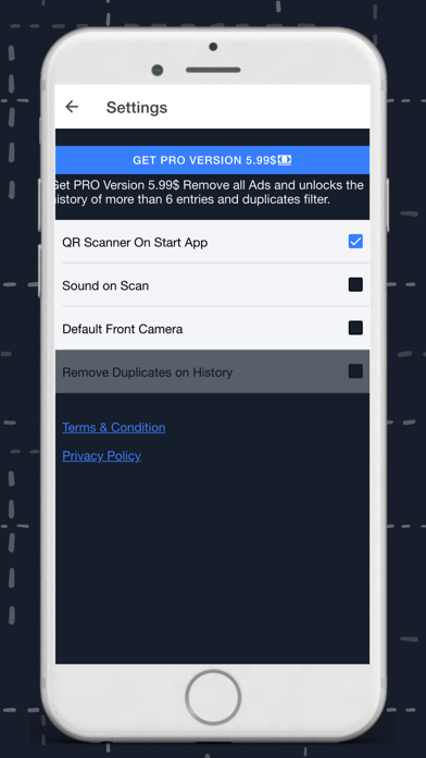 Tangkapan layar QR Code Reader & Tools