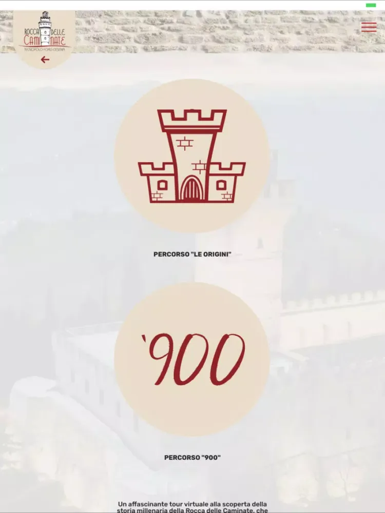 Rocca delle Caminate iPad 应用截图