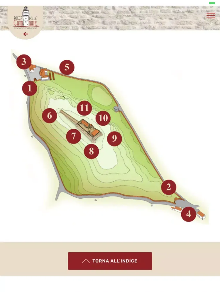 Rocca delle Caminate iPad 应用截图