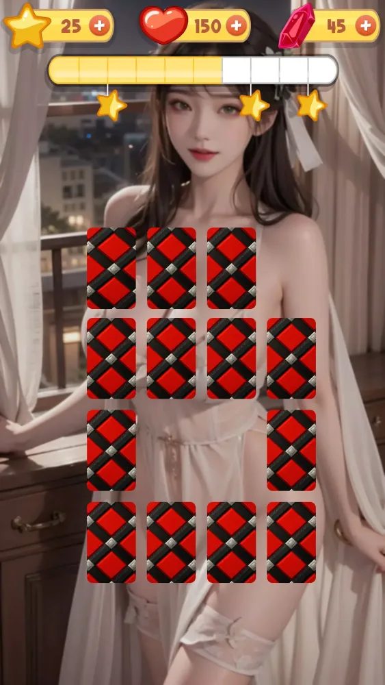 Match Girl CardFlip Adult Game应用截图