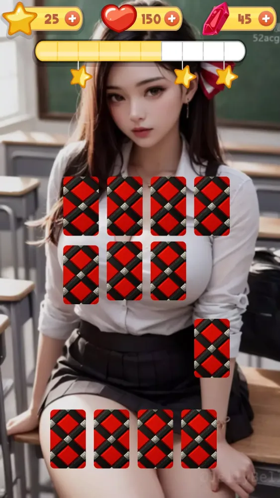 Match Girl CardFlip Adult Game应用截图