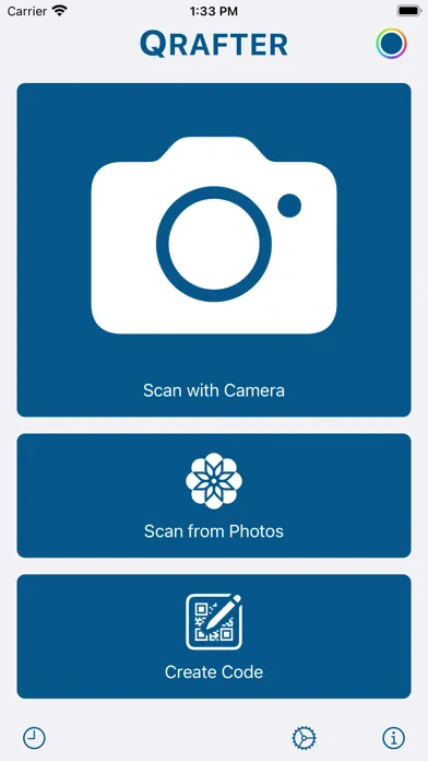 Captures d'écran de Qrafter: QR Code Reader