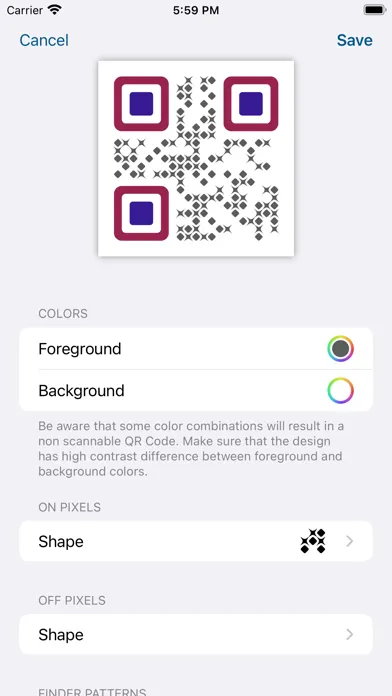 Captures d'écran de Qrafter: QR Code Reader