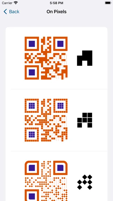 Captures d'écran de Qrafter: QR Code Reader