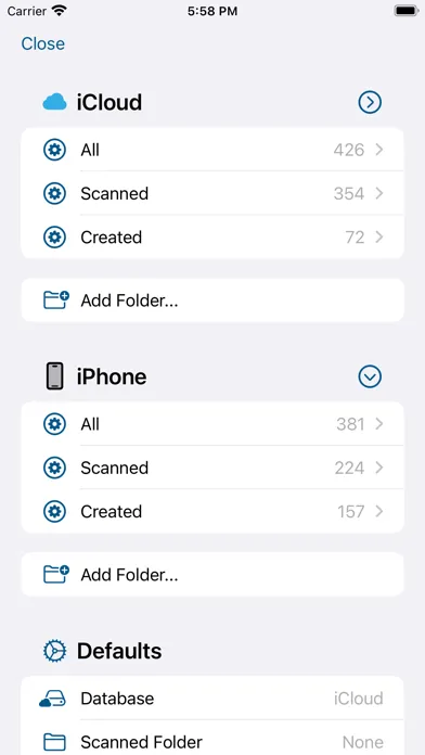Captures d'écran de Qrafter: QR Code Reader