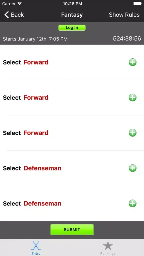 USHL Top Prospects 스크린샷