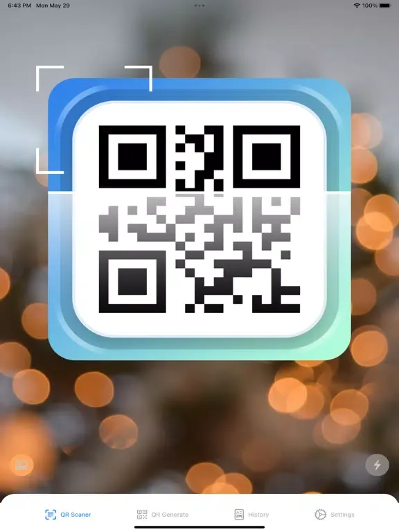 Ảnh chụp màn hình của QR Code - Scan & Generate iPad 