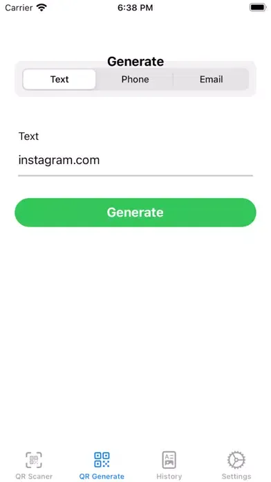 Ảnh chụp màn hình của QR Code - Scan & Generate