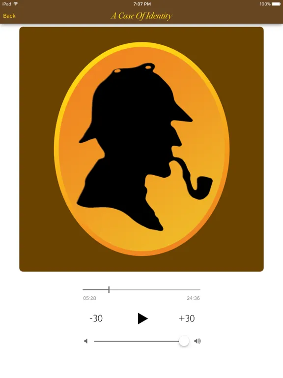 Sherlock Holmes audio books iPad  স্ক্রিনশট
