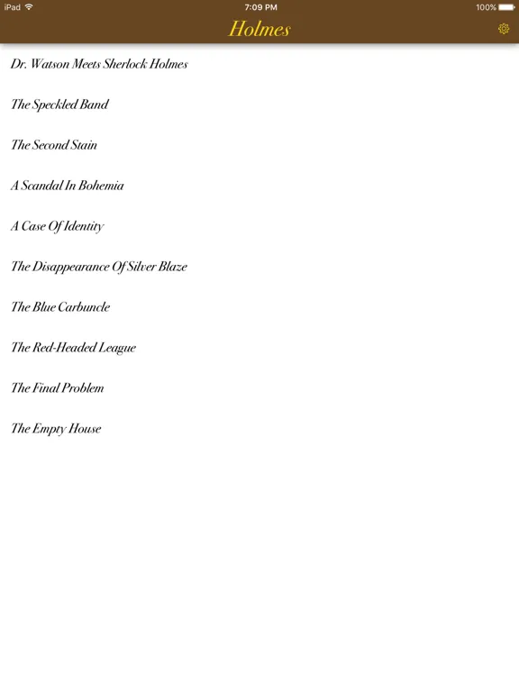 Sherlock Holmes audio books iPad  স্ক্রিনশট