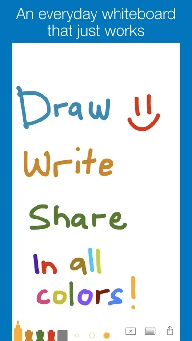 Zrzuty ekranu Whiteboard Pro by Qrayon