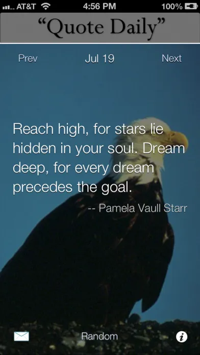 Capturas de tela do Quote Daily: Inspiration for Goals and Resolutions