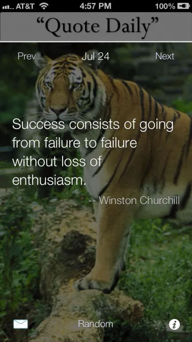 Capturas de tela do Quote Daily: Inspiration for Goals and Resolutions