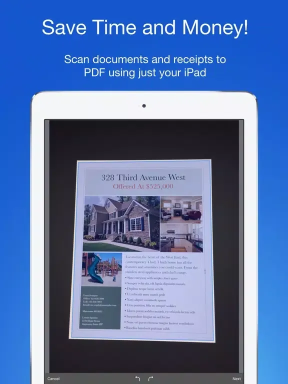 Smart PDF Scanner iPad  स्क्रीनशॉट