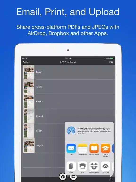 Smart PDF Scanner iPad  स्क्रीनशॉट