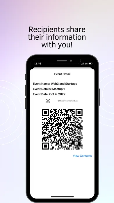 QRMe – Contact QR Code Maker स्क्रीनशॉट