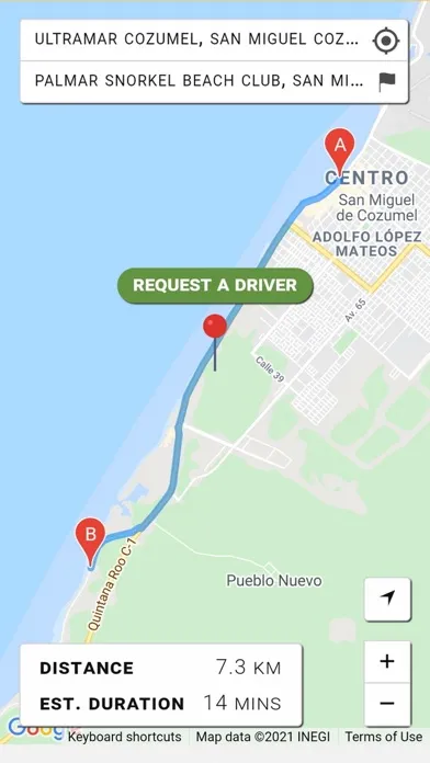 Zrzuty ekranu Mexi-Taxi