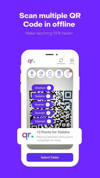 STUDENTQR POINTS for Educator سکرین شاٹس