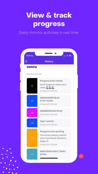 STUDENTQR POINTS for Educator سکرین شاٹس
