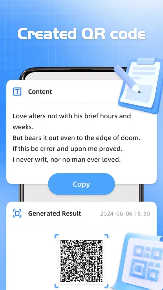 QR Reader & Generator Ekran Görüntüleri